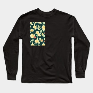 Pattern Flower Cool Design Long Sleeve T-Shirt